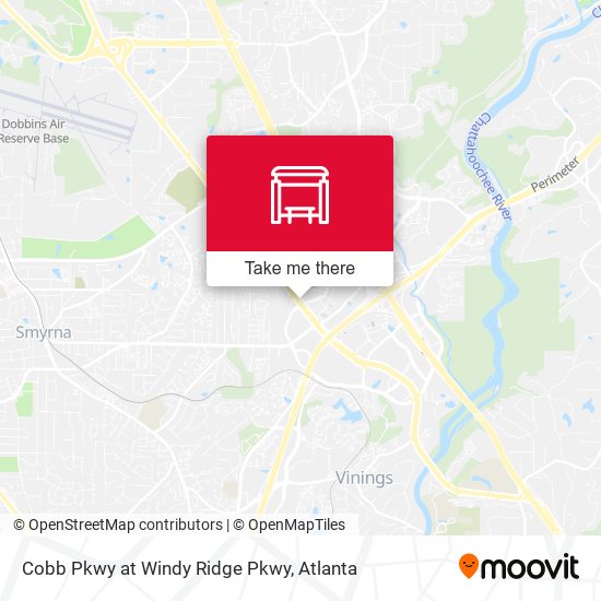 Mapa de Cobb Pkwy at Windy Ridge Pkwy