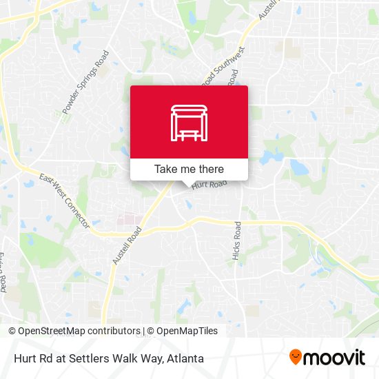 Hurt Rd at Settlers Walk Way map