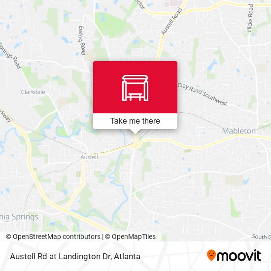 Austell Rd at Landington Dr map