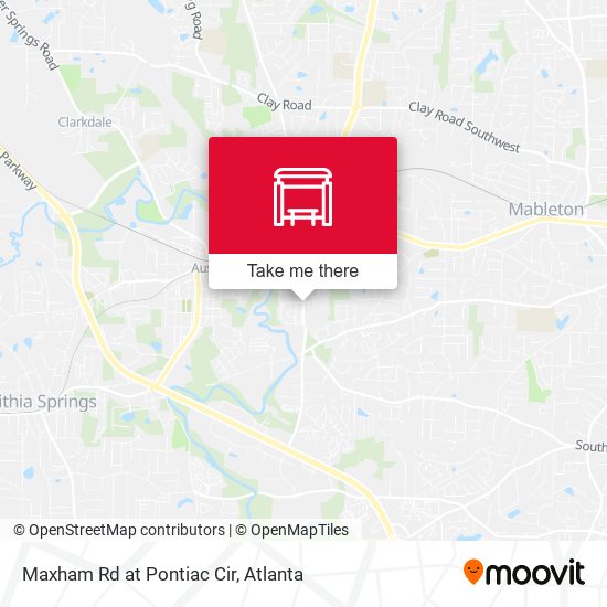 Maxham Rd at Pontiac Cir map
