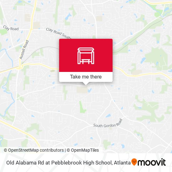 Old Alabama Rd at Pebblebrook High School map