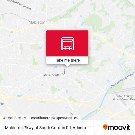 Mapa de Mableton Pkwy at South Gordon Rd