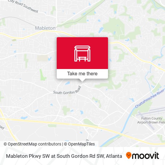 Mapa de Mableton Pkwy SW at South Gordon Rd SW