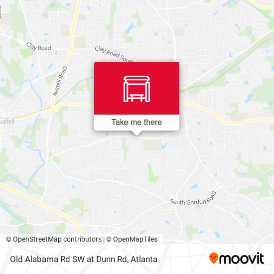 Mapa de Old Alabama Rd SW at Dunn Rd