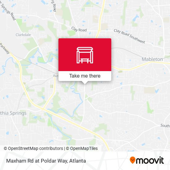 Maxham Rd at Poldar Way map