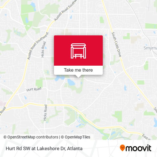 Hurt Rd SW at Lakeshore Dr map