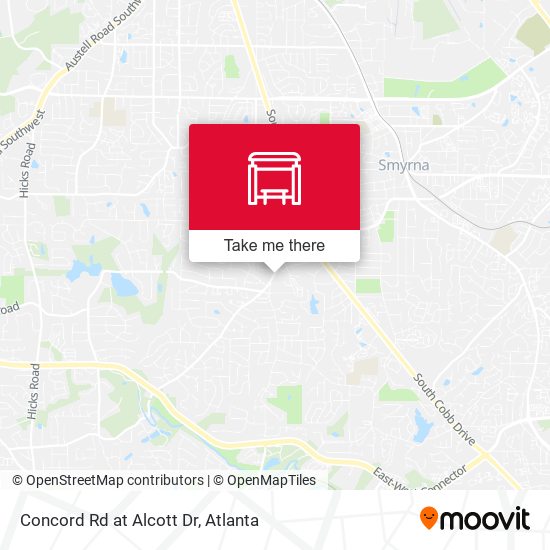 Concord Rd at Alcott Dr map