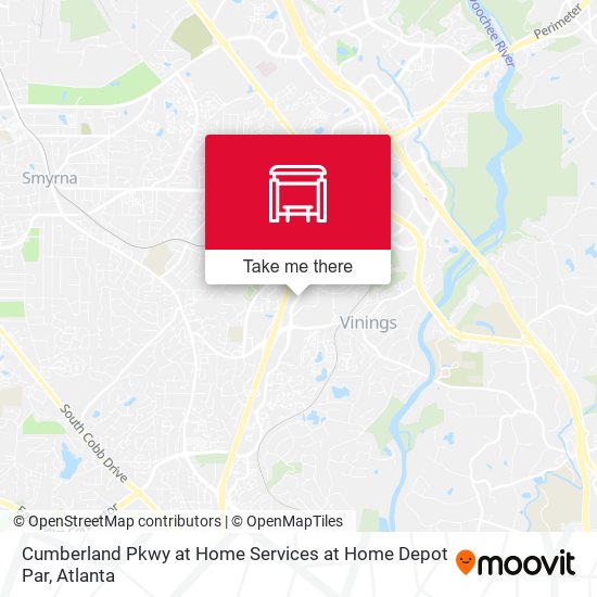 Mapa de Cumberland Pkwy at Home Services at Home Depot Par