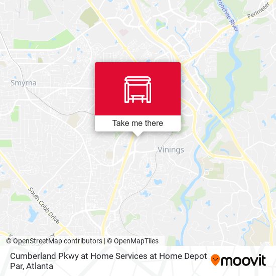 Mapa de Cumberland Pkwy at Home Services at Home Depot Par