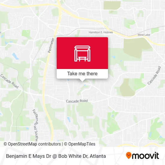 Benjamin E Mays Dr @ Bob White Dr map