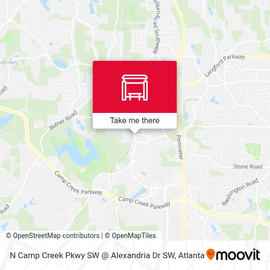 N Camp Creek Pkwy SW @ Alexandria Dr SW map