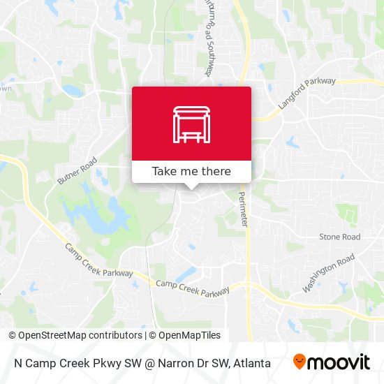 N Camp Creek Pkwy SW @ Narron Dr SW map