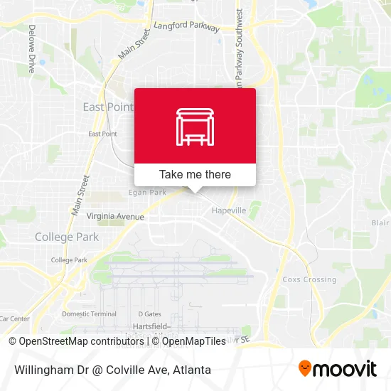 Mapa de Willingham Dr @ Colville Ave