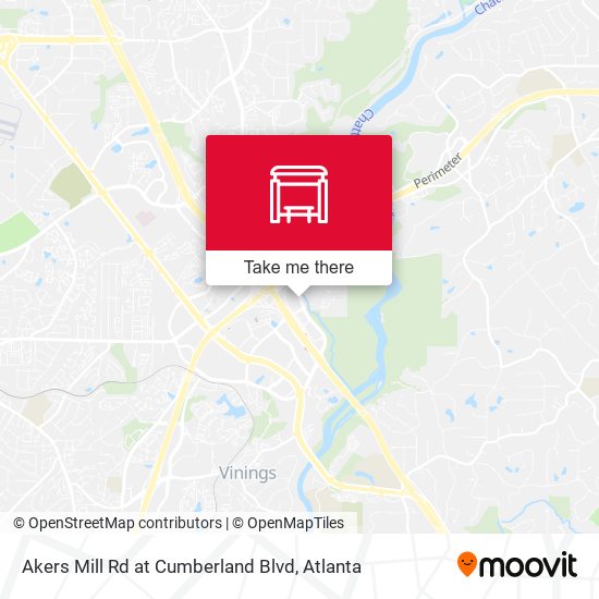 Mapa de Akers Mill Rd at Cumberland Blvd