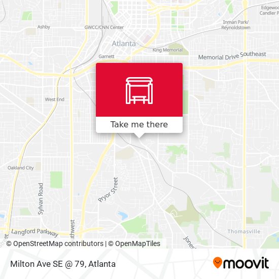 Milton Ave SE @ 79 map
