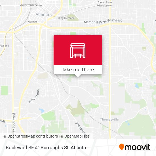 Mapa de Boulevard SE @ Burroughs St