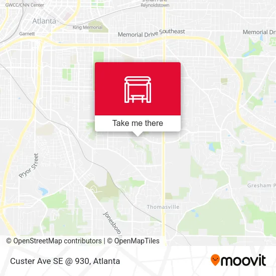 Mapa de Custer Ave SE @ 930