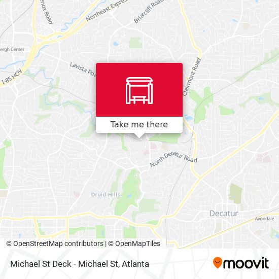 Michael St Deck - Michael St map