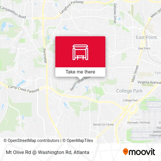 Mapa de Mt Olive Rd @ Washington Rd