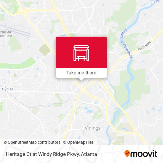 Heritage Ct at Windy Ridge Pkwy map