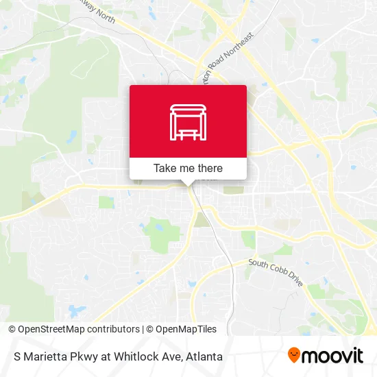 S Marietta Pkwy at Whitlock Ave map