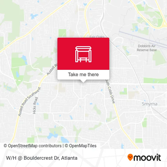 W/H @ Bouldercrest Dr map
