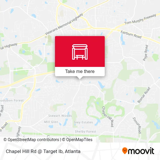 Chapel Hill Rd @ Target Ib map