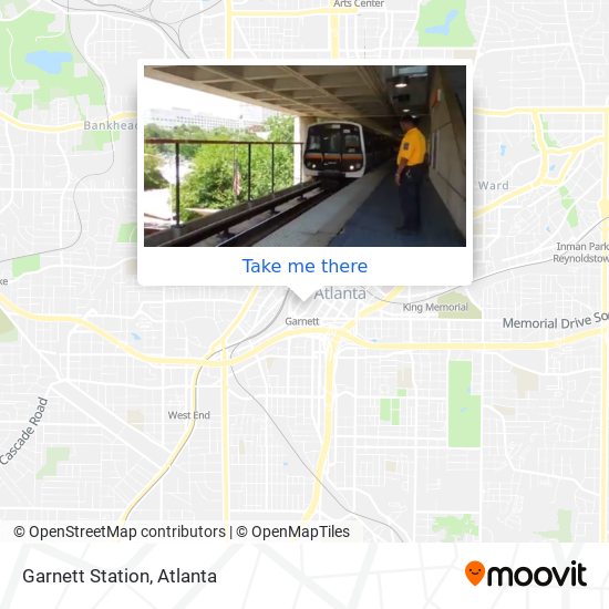 Garnett Station map