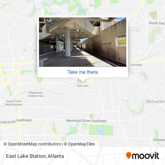 East Lake Station map