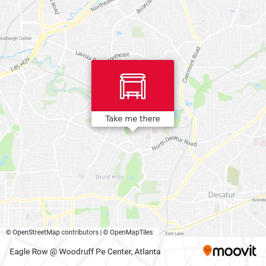 Eagle Row @ Woodruff Pe Center map