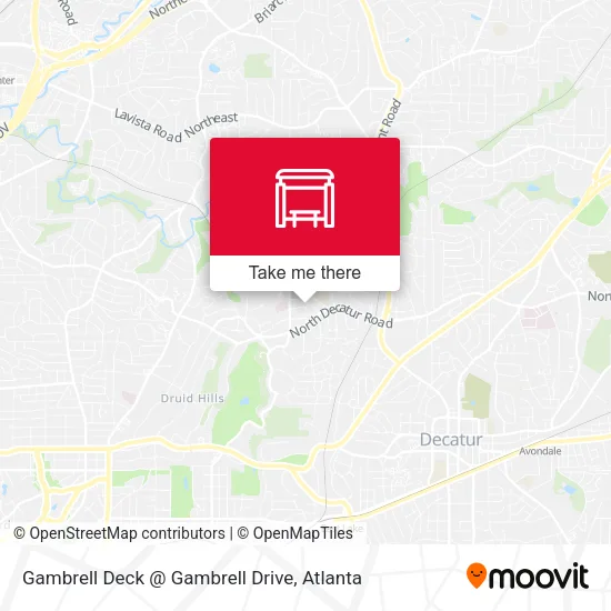 Mapa de Gambrell Deck @ Gambrell Drive