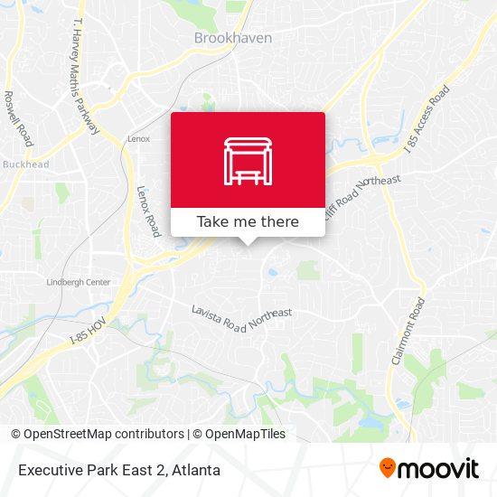 Executive Park East 2 map