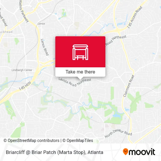 Mapa de Briarcliff @ Briar Patch (Marta Stop)