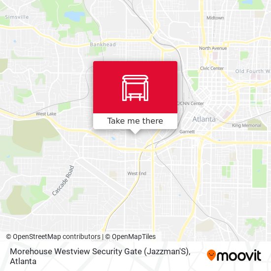 Mapa de Morehouse Westview Security Gate (Jazzman'S)