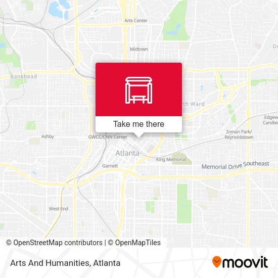 Arts And Humanities map