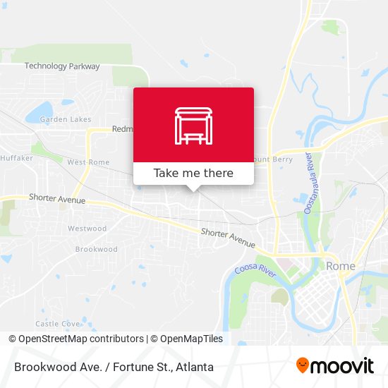 Mapa de Brookwood Ave. / Fortune St.