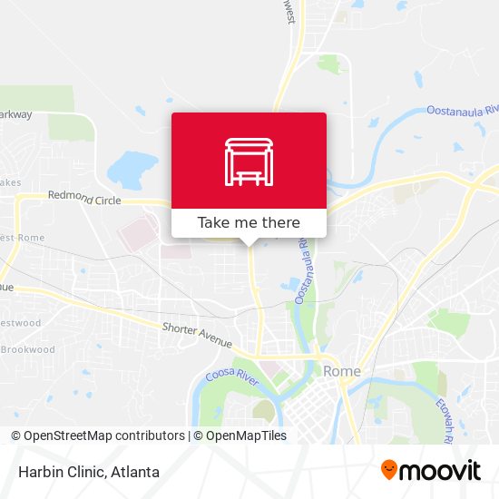 Mapa de Harbin Clinic