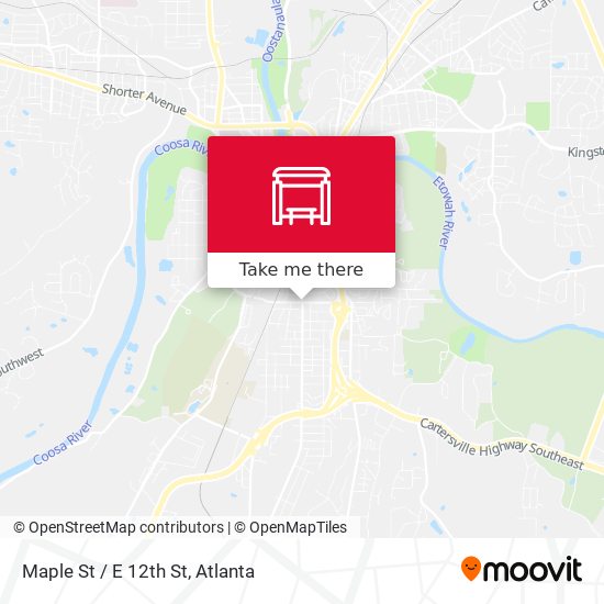 Mapa de Maple St / E 12th St