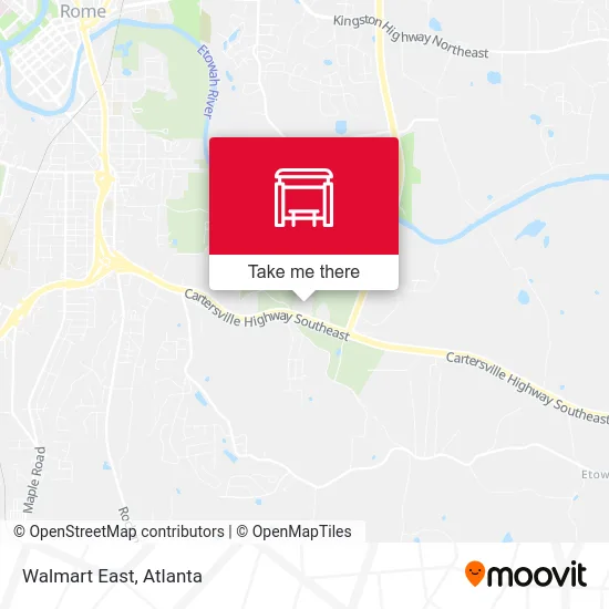 Walmart East map