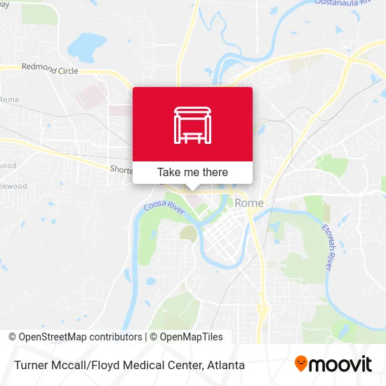 Turner Mccall / Floyd Medical Center map
