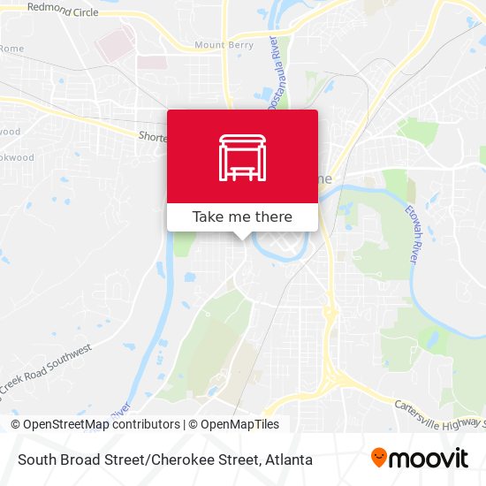 South Broad Street / Cherokee Street map