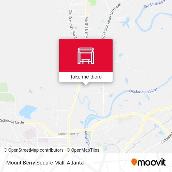 Mount Berry Square Mall map