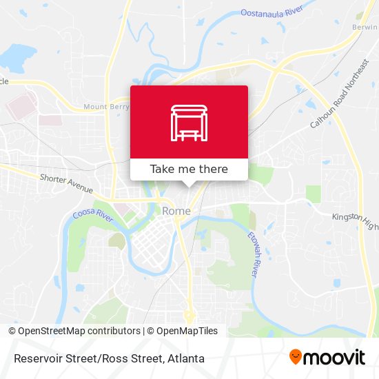 Reservoir Street/Ross Street map