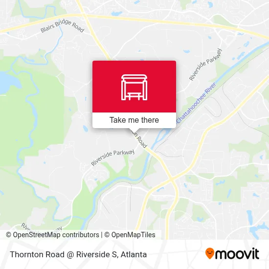 Thornton Road @ Riverside S map