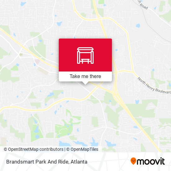 Mapa de Brandsmart Park And Ride