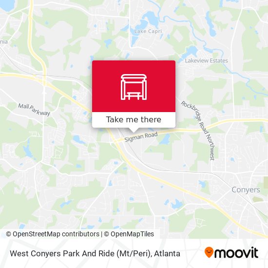 Mapa de West Conyers Park And Ride (Mt / Peri)
