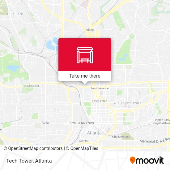 Tech Tower map