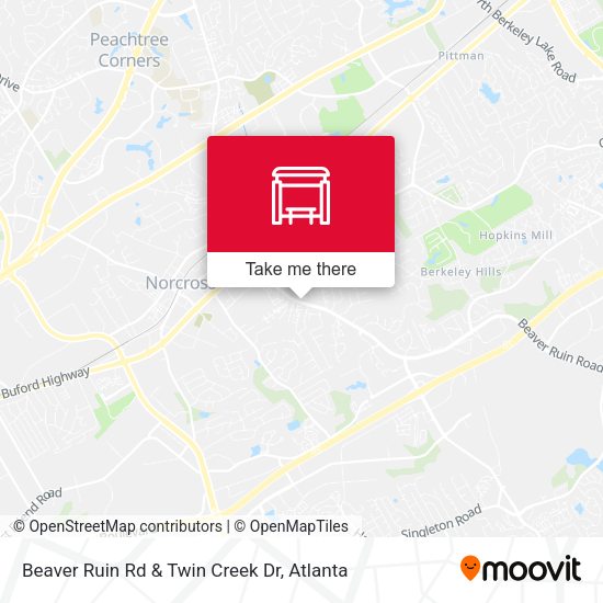 Mapa de Beaver Ruin Rd & Twin Creek Dr