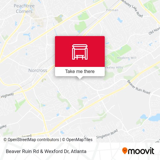 Beaver Ruin Rd & Wexford Dr map