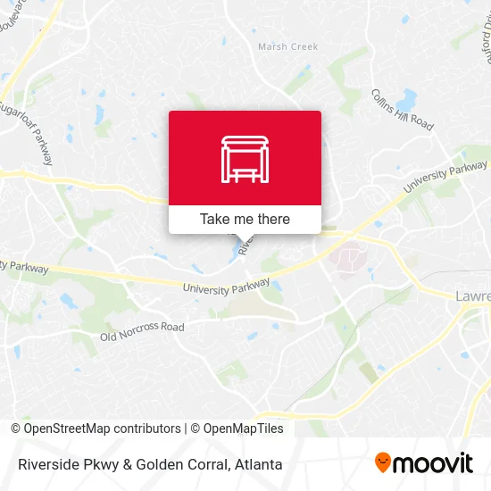 Riverside Pkwy & Golden Corral map